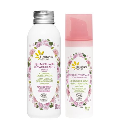 Duo fraicheur à la rose bio Fleurance Nature