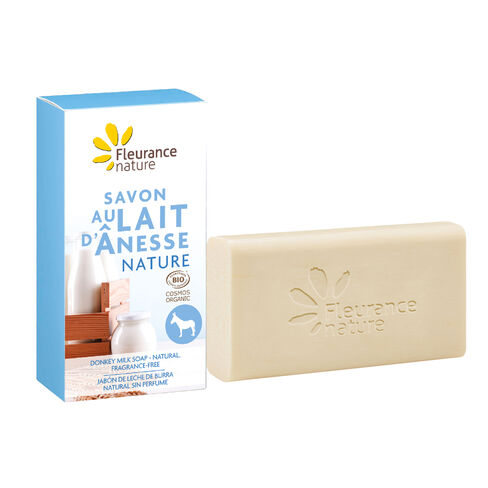 Savon au lait d'ânesse nature cosmétique bio