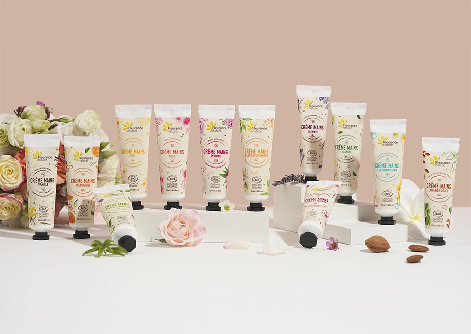 Crèmes mains parfumées